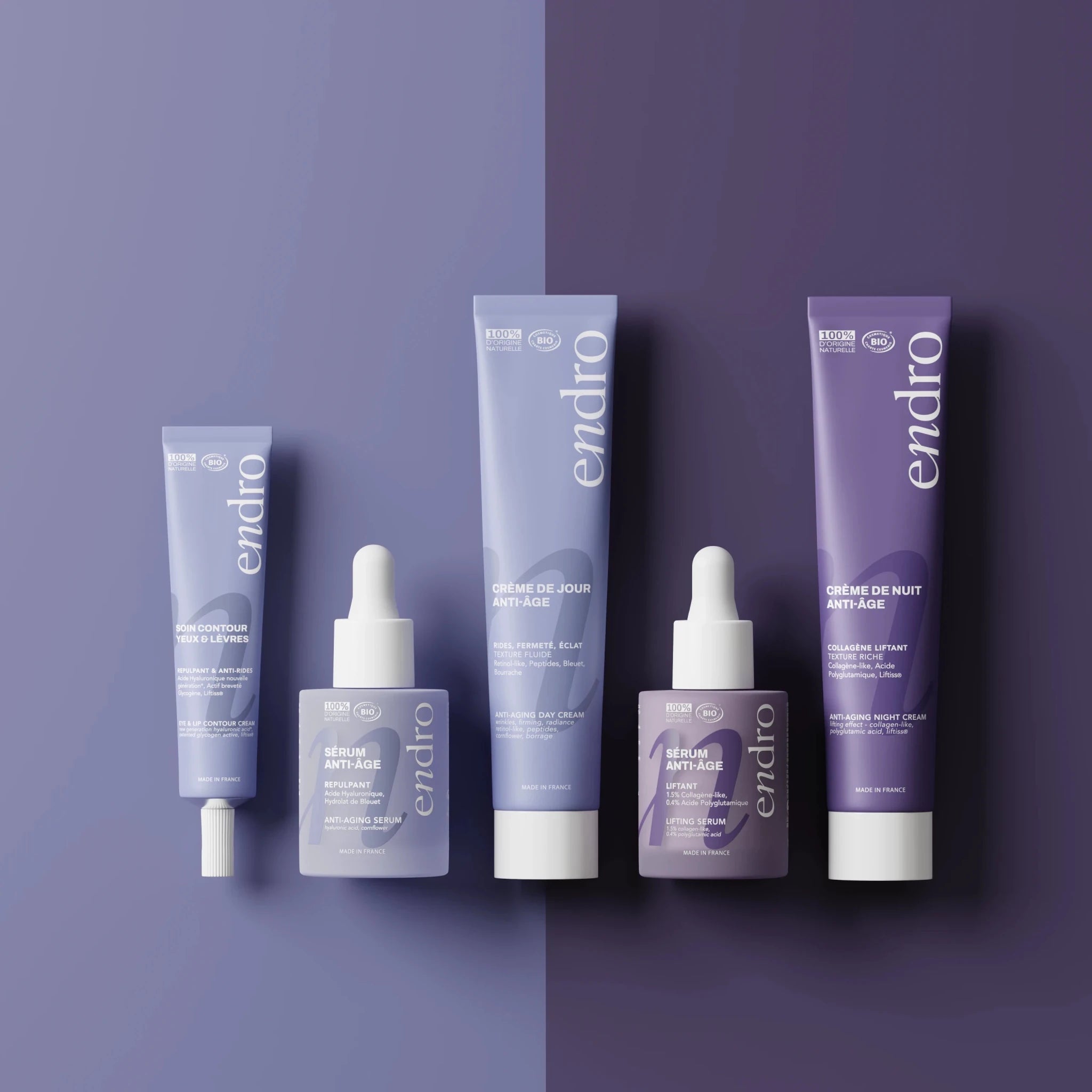 Routine Visage Anti - Âge Jour & Nuit - Endro Cosmetiques
