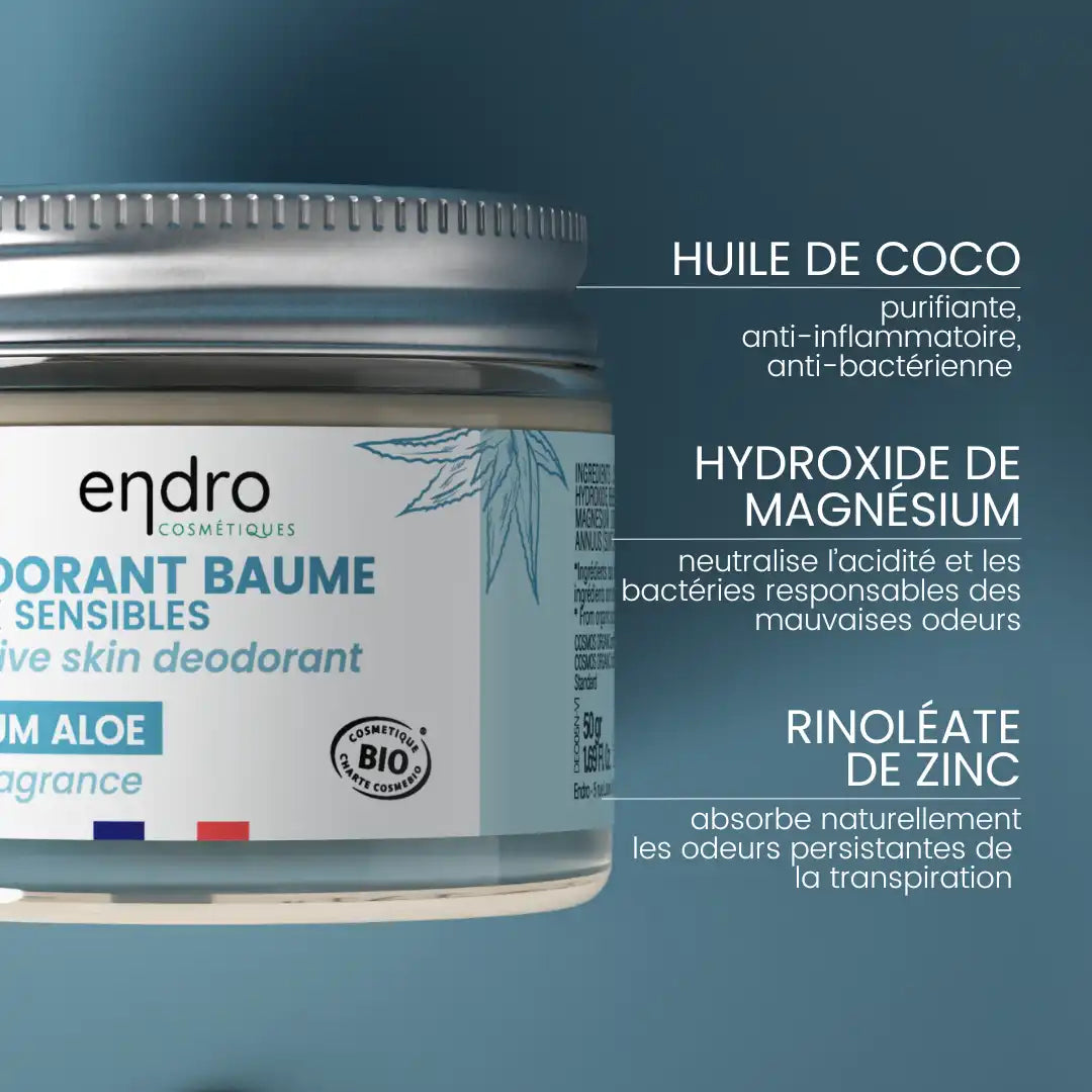 SENSITIVE SKIN DEODORANT - ALOE VERA SCENT, BICARBONATE-FREE