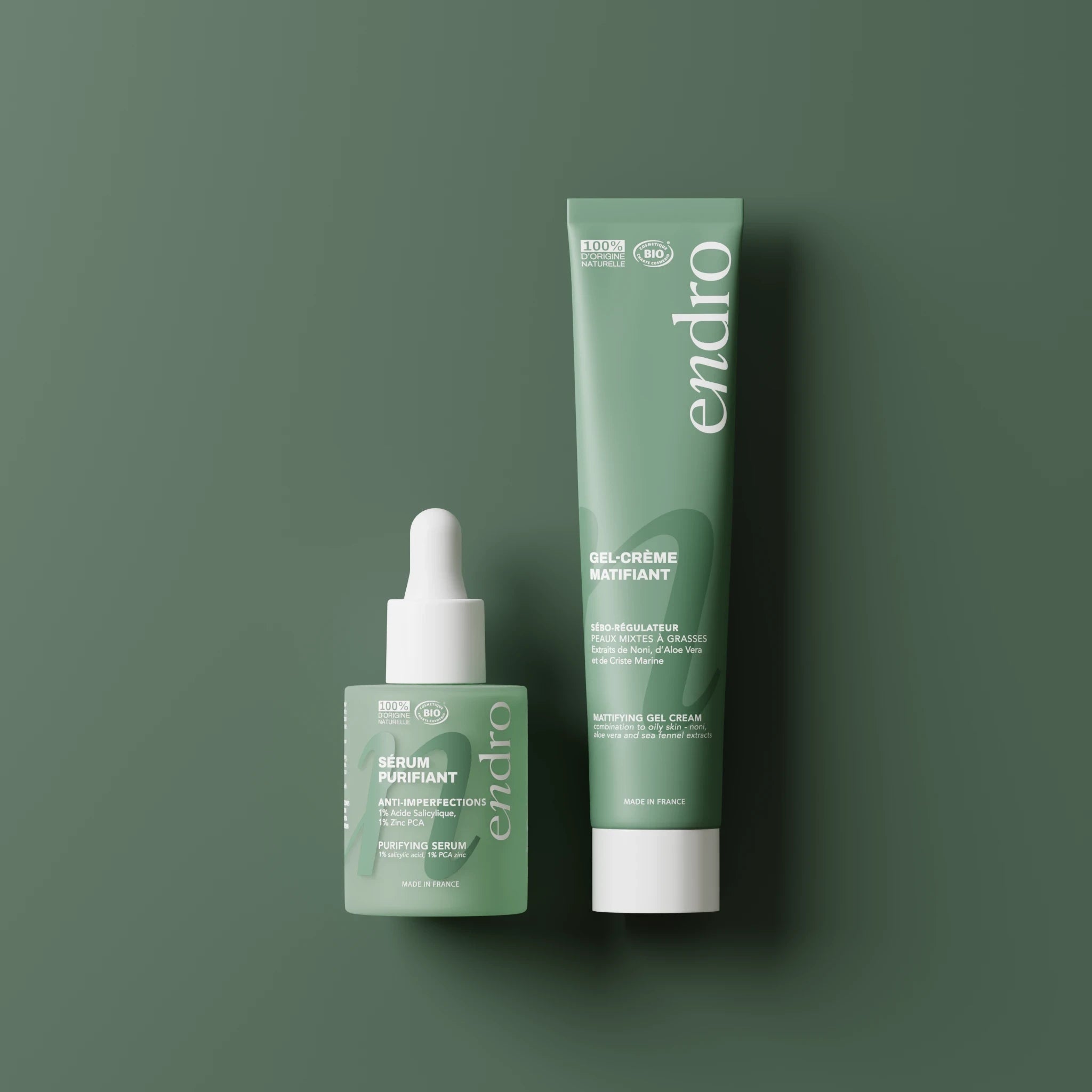 Duo Visage Routine Purifiante - Endro Cosmetiques